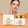 Oceaura Crema Facial Protectora de Grasa de Vaca Verano Suave Hidratante Protectora Refrescante No Pegajosa Crema Protectora