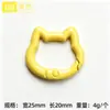 C22 Gatinho Fecho de Mola Joias DIY Acessórios para Bonecas Argolas de Salto Abertas Coloridas Argolas para Chaveiro Argolas de Conexão para Miçangas Perler