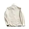 Jaqueta leve e quente acessível para atividades ao ar livre - fleece dupla face, gola alta espessa, adequada para outono e inverno, jaqueta esportiva masculina e feminina