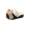 Biqueira impermeável outono e inverno 2026 usar sola grossa antiderrapante quente removível pantufas de algodão feminino casa novo estilo