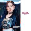 Liu Zhimin con cuello de remaches y2k mil sellos chica hot jk dulce luto loli estilo punk collar gargantilla