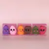 Huevo de Belleza Húmedo y Seco borla de calabaza borla de gota de agua huevo de maquillaje al por mayor huevo de maquillaje borla de esponja cortada en ángulo