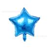 Globo de aluminio con forma de corazón y estrella de cinco puntas de 18 pulgadas, globo de aluminio láser, decoración para fiestas de bodas y fiestas infantiles, venta al por mayor