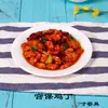 [Sabor Autêntico] Adereços realistas de comida falsa para curtas-metragens: pratos falsos, modelo de arroz, arroz frito, fogão integrado e adereços de mingau de arroz