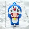 Chaveiro Pingente Desenho Doraemon Fofo Boneco Gordo Azul Gato Robô Chaveiro Caixa Surpresa DIY