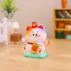 Decoración Creativa para el Hogar Figuras de Gato de la Suerte Artesanías de Resina Regalos para Clientes y Amigos Adornos de Escritorio de Dibujos Animados Venta al por Mayor