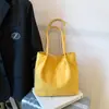 Bolsa de axila ins Dongdaemun coreana camurça pelúcia moda simples bolsas versátil moderna bolsa travesseiro bolsa de ombro único transversal