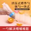 Inglês cartão bebê pasta de arroz mamadeira bebê silicone alimentação mamadeira squeeze colher crianças suplemento alimentar mamadeira pasta de arroz colher