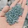 Jade A azul marinho para ábaco com furo grande contas de ábaco jade contas soltas jade verde oleoso fivela anéis espaçadores acessórios para joias contas feitas à mão
