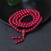Pulsera de Cinabrio 108 Cuentas para Hombres y Mujeres Rosario Pulsera de Múltiples Círculos Tres Círculos Collar Fabricante Venta al por Mayor Juguetes Culturales