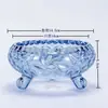 Cinzeiro grande de vidro, cristal estilo europeu, criativo, estiloso, personalizado, adequado para sala de estar, quarto, escritório, KTV, hotel