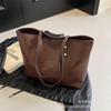 Bolsa Feminina Grande Capacidade Fashionável Tendência 2026 Novo Estilo Elegante Bolsa de Ombro Color-Blocking Bolsa Tote para o Dia a Dia Grande