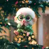Fofo Beijando Celebridade da Internet Decoração de Interior de Carro Venda Quente Transfronteiriça Pingente de Macaco de Acrílico para Carro
