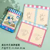 Apple Star Little Man M5 Cuaderno de Páginas de Colores Cubierta de Piel PU Correa de Dibujos Animados de Alto Valor Cuaderno Papel Grueso de 120g