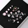 Puntas de repuesto serie rosa de aleación de titanio F136 para pendientes con rosca interna de 0.9 mm, pendientes para labio, accesorios de joyería para piercings