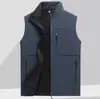 Chalecos de Otoño e Invierno con Logos Estampados y Bordados para Hombres y Mujeres, Chalecos de Polar, Chalecos de Forro Polar, Chalecos de Algodón Gruesos y con Forro de Polar