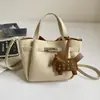 Bolsa portátil de gran capacidad para mujer, nueva tendencia de moda verano 2026, bolso tipo cesta retro, elegante bolso cruzado