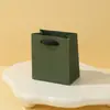 Bolso de Mano de Color Puro de Aspecto Elegante, Bolsa Creativa para Empaquetar Regalos, Bolsa de Compras para Ropa, Bolsa de Regalo Engrosada