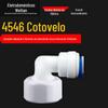 Purificador de Água Conexão Rápida Cotovelo de Rosca Interna de 3 Pontos para Tubo PE de 2 Pontos Rosca Interna de 16MM para Conector Rápido de 6,5m 4546