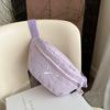 Bolsa de Pecho Casual Fresca Simple con Lazo Moda de Verano Tendencia Estilo Coreano 2025 Bolso de Hombro Único para Mujer