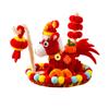 Presentes Feitos à Mão de Ano Novo, Enfeites Festivos para o Ano do Cavalo, Palitos de Torcer DIY para Crianças, Materiais para Balde da Fortuna, Pequenos Presentes