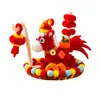 Pequenos Presentes de Ano Novo, Decorações Festivas para o Ano Novo, Palitos Torcidos, Materiais DIY Feitos à Mão, Lanternas do Festival da Primavera, Presentes Infantis do Ano do Cavalo
