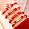 Pulsera para el Éxito en el Examen de Admisión a la Universidad, Buena Suerte en Cada Examen, Pulsera de Hilo Rojo para Aprobar el Examen de Graduación, Regalo para la Ceremonia del Juramento de los 100 Días para el Examen de Admisión a la Escuela Secundaria