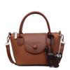 Bolso de Moda Estilo Coreano 2025 Tipo Empanada con Diseño Color-Block, Bolso Sencillo de Textura Lisa Monocromática para Debajo del Brazo, Bolso Cruzado de un Solo Hombro