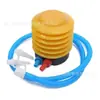 Bomba de pé de material novo de 4 polegadas, bomba de pedal para bola de ioga, cilindro inflável mini portátil para boia