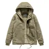 Casaco masculino acolchoado de algodão para outono e inverno, jaqueta masculina com capuz plus size, jaqueta acolchoada de algodão quente com zíper, casual esportiva com capuz, forrada de fleece