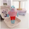 Colgantes de peces geniales, peces flácidos, peces que yacen planos de los residentes de Fondo de Bikini, accesorios para llaveros, chales de Navidad