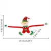 Venda Quente da Amazon Tecido Novo Transfronteiriço Chapéu Pontudo Boneco de Elfo Cortina de Pendurar na Porta Suporte para Árvore de Natal Decorações Pendentes