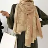 Bufanda jacquard de doble cara de cachemira sintética para mujer, versátil para otoño e invierno, chal de alta gama, engrosado, cálido, moderno, estilo para ir al trabajo