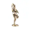 Latão Antigo Punk Cyberpunk Soldado de Forças Especiais Feminino Modelo Figura de Escola Brinquedo Presente Masculino Ornamento de Latão para Mesa