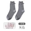 Calcetines Mihimihi de Primavera y Verano, Estilo Nuevo, con Lazo, de Media Pantorrilla para Mujer, Calcetines Deportivos de Algodón con Costuras Cosidas a Mano, Empaquetados Individualmente