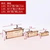 Mesa de Arena de Modelo Arquitectónico Adornos de Interior Diseño DIY Ensamblaje Hecho a Mano Producción Miniatura de Madera Muebles Miniatura Materiales