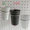 Gancho Doble Línea Redondo Multifuncional Universal Forma de U Herramienta de Ferretería para Almacenamiento Accesorios para Tablero Perforado