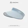 Diadema Nueva Estándar Degradado Sombrero de Copa Vacío Color Sólido Versátil Sombrero Protector Solar de Verano para Montar al Aire Libre Ala Ancha Mujeres