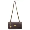 Nueva colección otoño/invierno: bolso pequeño de cadena con bordado de patrón de diamante, un bolso de hombro elegante para mujer, con gran capacidad y un diseño chic y texturizado