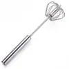 Batidor de Huevos de Fábrica Acero Inoxidable Espesado Mezclador Batidor de Huevos Semiautomático Batidor Manual de Huevos Herramientas de Repostería
