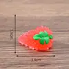 Fruta Luminosa Macey Grano Mangostán Caqui Bolsa Ciega DIY Accesorios de Joyería Decoraciones de Escritorio para Coche Pequeños Adornos
