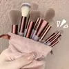 13 Conjunto de pincéis de maquiagem de lã macia Conjunto de pincéis Sombra em pó Base Blush Pincel de reparo Ferramenta de maquiagem para iniciantes