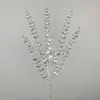 Flores Falsas, Layout de Cena de Flores Artificiais, Buquês Série Prata, Decorações de Casamento, Flores Prateadas, Ornamentos de Paisagismo Doméstico