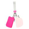 Novo Portátil Mini Mudança Saco de Cartão de Armazenamento de Alta Qualidade Chave Cartão Bancário Wristlet Lulu Mesmo Estilo
