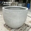 Vasos de flores UHPC de alta qualidade específicos para engenharia, resistentes ao clima e à erosão por dez anos, para paisagismo de áreas cênicas, vasos para árvores grandes feitos sob medida de acordo com desenhos
