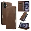 Adecuado para funda de teléfono móvil Iphone16, Funda de cuero de microfibra retro Apple 17Promax, Funda protectora con tapa abatible magnética Air