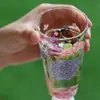 Taza de Degustación de Té Verde con Aplique de Vidrio Hecho a Mano, Taza de Degustación de Arte del Té, Taza Maestra de Vidrio de Alto Borosilicato, Taza de Aroma, Tamaño Grande