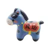 Cuentas de Caballos Pequeños de Colores con Agujeros, Cuentas de Personajes de la Suerte, Cadena para Teléfono, Llavero, Collar Hecho a Mano, Accesorios para Joyería DIY al por Mayor
