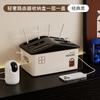 Caja de Almacenamiento para Router Gato Luz de Casa Pequeña Estante de TV Elegante para Sala de Estar Organizador de Cables de Enchufe Caja Inalámbrica