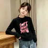 Camiseta Básica de Manga Larga para Niña, Cuello Redondo, Corte Ajustado, Estilo Casual Elegante, Ropa Interior, Nuevo Estilo Otoño/Invierno